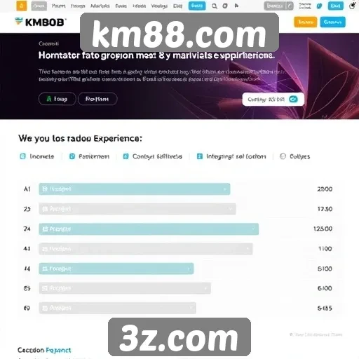 Experiência do usuário no km88.com é avaliada